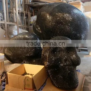 Indoor Fiberglass Big Skull Decoration thumbnail-5