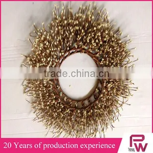 Natural Material Winter Festival Decorative Wreath Candle Holder Decorative Wreath thumbnail-1