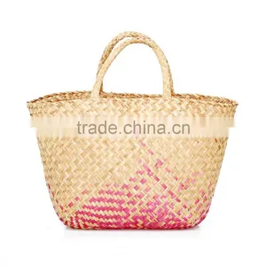 Wholesales Woman Tote Bag, Seagrass Handbag thumbnail-2