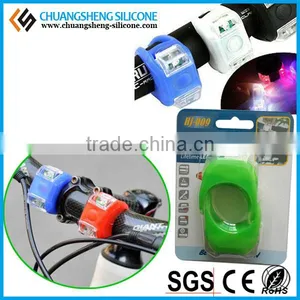 Silicone Anti-broken Bicycle LED Light, Silicone Light Holder for Bike thumbnail-3