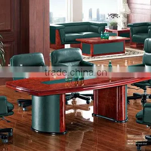 Boarding Table and Chair ,Antique Square Conference Table,Meeting Table,Luxury Office Furniture(BF08-0235) thumbnail-1