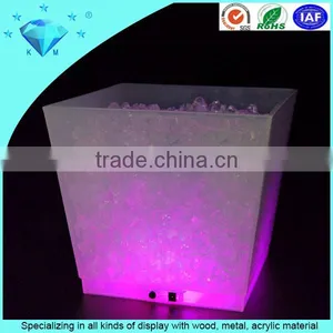 Customized LED Acrylic Ice Container Acrylic Led Wine Ice Bucket thumbnail-2