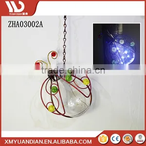 Resin Crafts Hanging Ornament Lantern Decoration Butterfly Ladybug Color Changing Led Handpainted Polyresin Hang Solar Light 20 thumbnail-3