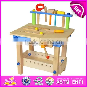 Best Educational Assemble Tools Wooden Toy Tool Bench for Children W03D043 thumbnail-1