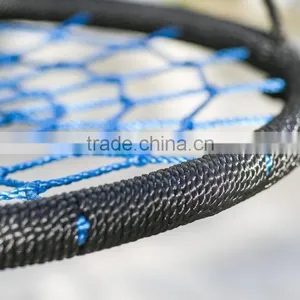 Outdoor Black and Blue Playground Net Children Swing Chair thumbnail-5