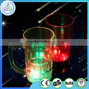 LFGB Plastic Glow in the Dark Cup With Handle thumbnail-1