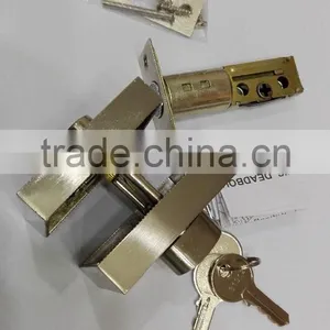 High Quality Good Price Stainless Steel Entry Privacy Passage Square Deadbolt Lock thumbnail-3