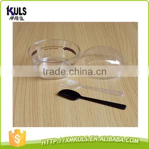 PS Plastic Colorful Ice Cream Mini Disposal Dessert Spoon thumbnail-3