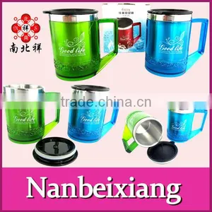 Stainless Steel Double Wall Mug With Handle thumbnail-1
