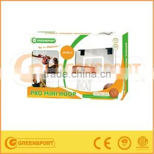 Professional Plastic Customized Mini Indoor Basketball Door Hoop Set thumbnail-1