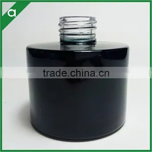 White and Black Color Glass Bottle for 80ml Reed Diffuser Oil With Aluminium Crown Cap thumbnail-2