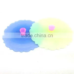 LFGB Approved Custom Logo Silicone Glass Lid for Cooking Tools thumbnail-1