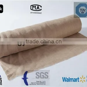 Natural Burlap Manufacturer 1.6 Meters Wide 100 Meters Long Packed in Rolls thumbnail-1