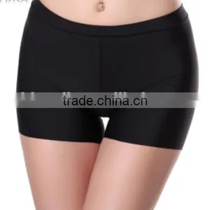 Fashion Designer Solid Color Polyester Spandex Fitness Women Waterproof Swimming Shorts thumbnail-1