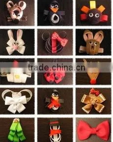 2014 Factory Manufacture Colorful Ribbon Flowers Making thumbnail-1