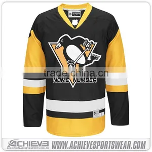 Game Practice Sublimated Hockey Jerseys Club Training Hockey Shells Socks Polyester Bespoke Hockey Pants thumbnail-3