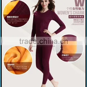 Couples Heated Thermal Underwear Thick Double Layer Merino Wool Polartec Thermal Underwear Knee Support Thermo Underwear thumbnail-2