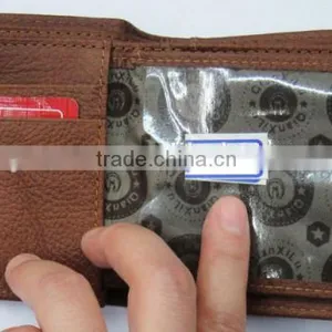 Fashion Black Brown Napa Genuine Leather Purse Wallet Money for Men thumbnail-6