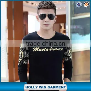 Custom Fashion Style Gold Printing Sublimation Tshirt Wholesale thumbnail-1