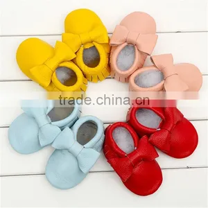 Baby Shoes Newborn Baby Leather Shoes Wholesale China Factory Made thumbnail-1