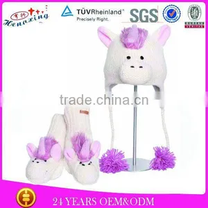 Unicorn Wholesale Knitted Animal Hats for Kids thumbnail-1