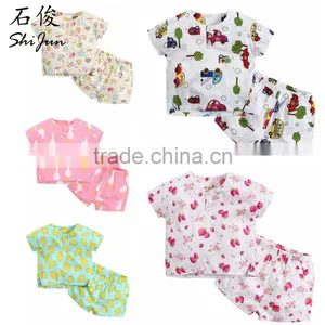 ShiJ Kids Clothes Set 1~6Y Boutique Casual Summer Pattern Baby Boys and Girls Set thumbnail-1