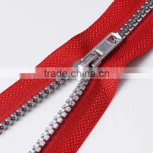 No.5 Open End Silver Teeth Molded Coats Plastic Zipper thumbnail-2