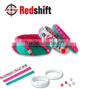 DIY Kit Toy Girl Craft Fabric Bangles it thumbnail-1