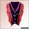 Wholesale-Ladies Outerwear, Fashion Outerwear, Fringe Vest, Fringe Vests, Vest With Fringe, Suede Fringe Vest thumbnail-1
