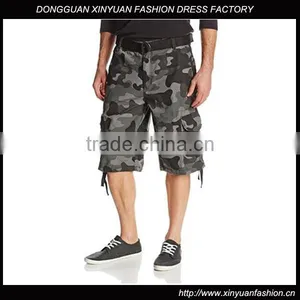 Men's All-Season Belted Ripstop Short Pants Camo Garment Factory Wholesale thumbnail-1