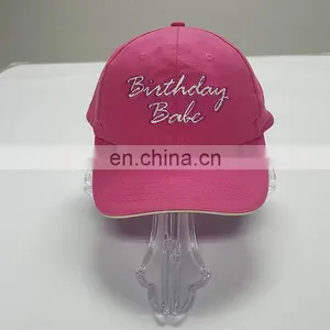 Custom Color Led Light Adult Sport Baseball Hats Mesh Dad Cap thumbnail-6