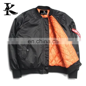 Polyester Mens Bomber Jacket With Patches thumbnail-1