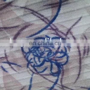 Shaoxing Winfar Drop Needle Interlock Polyester Cotton Flower Pigment Custom Printed Fabric thumbnail-2
