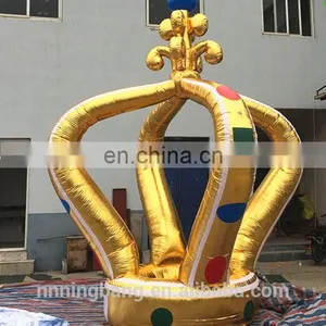 Customized Big Inflatable Gold Crownfor Parties thumbnail-3