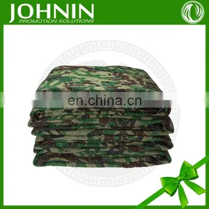 Soft and Comfortable Fleece Green Camouflage Blanket thumbnail-1