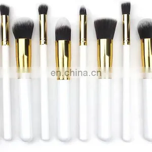 Hot Selling Wholesale 10 Makeup Brush Set Ten Make-up Brush Kit Colour Makeup Tools 5 Big m 5 Small Brush thumbnail-1