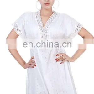 Cotton Hand Short Sleeve Dress thumbnail-1