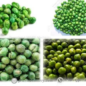 200KG/H Fully Automatic Continuous Fryers Machine for Green Peas Costs thumbnail-3