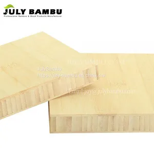 Furniture Designer Use 3 Ply Eco- Friendly Laminated Bamboo Planks Natural 15mm 25mm Bamboo for Wall Panel thumbnail-4