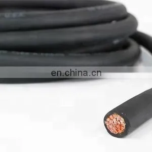 Flexible Stranded Bare Copper Conductor Rubber Jacket Welding Cable thumbnail-4