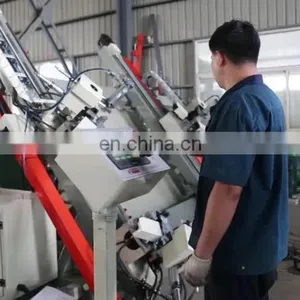 Vertical Four Corner Welding Machine With CNC Operation for PVC Window Door thumbnail-1