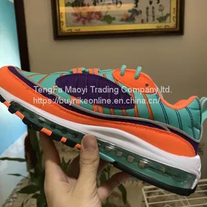 Nike Air Max 98 QS in Orange Nike Shoes on Sale 50 off thumbnail-1