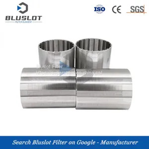 10 Microns High Quality Johnson Wedge Wire Screen Water Well Filter Tube Wedge Wire Screen Filter thumbnail-2