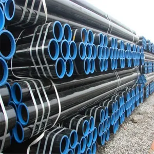 ASTM A106 GrB Seamless Steel Pipe Schedule 80 Black Pipe SMLS Pipe thumbnail-2