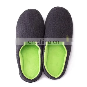 Indoor Outdoor Wholesale Embroidery Original Two-Tone Men's Memory Foam Slipper thumbnail-2