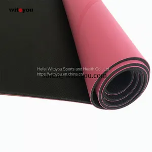 Eco Friendly PU Natural Rubber Yoga Mats Anti Slip Factory thumbnail-4