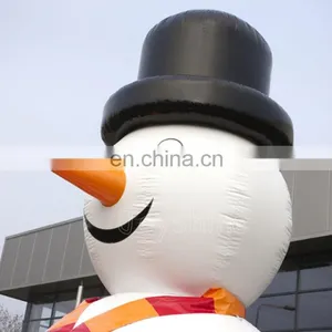 Cheap 20ft Tall Christmas Inflatable Snowman Decoration for Yard Mall thumbnail-4