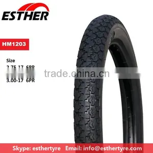 Esther Brand HM1203 Motorcycle Tyre 2.75-17 6PR thumbnail-1