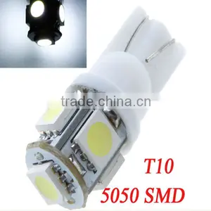 T10 5050 5smd Ultra Bright White H4 LED Bulb Turn Light ,reading Light, Instrument Light . thumbnail-1