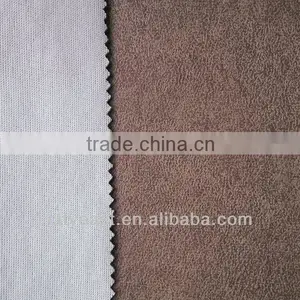 Bronzed Suede Fabric Bonded With Polar Fleece With One Side Fabric For Sofa thumbnail-3